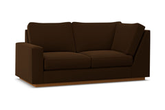 Harper Left Arm Corner Loveseat :: Leg Finish: Pecan / Configuration: LAF - Chaise on the Left