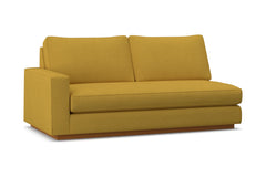 Harper Left Arm Apt Size Sofa w/ Benchseat :: Leg Finish: Pecan / Configuration: LAF - Chaise on the Left