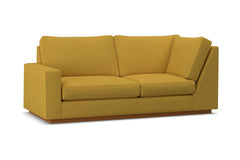 Harper Left Arm Corner Apt Size Sofa :: Leg Finish: Pecan / Configuration: LAF - Chaise on the Left
