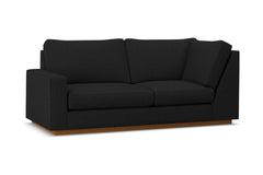 Harper Left Arm Corner Apt Size Sofa :: Leg Finish: Pecan / Configuration: LAF - Chaise on the Left