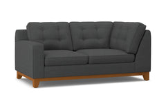 Brentwood Left Arm Corner Loveseat :: Leg Finish: Pecan / Configuration: LAF - Chaise on the Left
