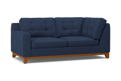 Brentwood Left Arm Corner Apt Size Sofa :: Leg Finish: Pecan / Configuration: LAF - Chaise on the Left