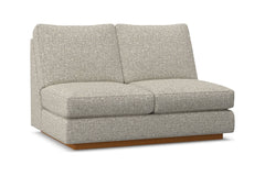 Harper Armless Loveseat :: Leg Finish: Pecan