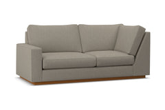 Harper Left Arm Corner Apt Size Sofa :: Leg Finish: Pecan / Configuration: LAF - Chaise on the Left