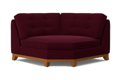 Brentwood Round Corner :: Leg Finish: Pecan