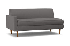 Monroe Left Arm Apartment Size Sofa :: Leg Finish: Pecan / Configuration: LAF - Chaise on the Left