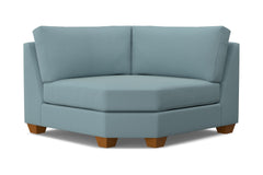Tuxedo Round Corner :: Leg Finish: Pecan