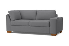 Melrose Right Arm Corner Apt Size Sofa :: Leg Finish: Pecan / Configuration: RAF - Chaise on the Right