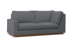 Harper Left Arm Corner Apt Size Sofa :: Leg Finish: Pecan / Configuration: LAF - Chaise on the Left