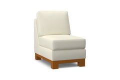 Avalon Armless Chair :: Leg Finish: Pecan