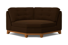 Brentwood Round Corner :: Leg Finish: Pecan