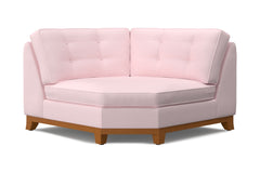Brentwood Round Corner :: Leg Finish: Pecan