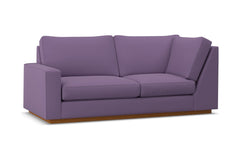 Harper Left Arm Corner Apt Size Sofa :: Leg Finish: Pecan / Configuration: LAF - Chaise on the Left