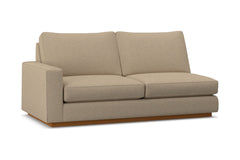 Harper Left Arm Apartment Size Sofa :: Leg Finish: Pecan / Configuration: LAF - Chaise on the Left