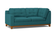Brentwood Left Arm Corner Apt Size Sofa :: Leg Finish: Pecan / Configuration: LAF - Chaise on the Left