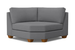 Tuxedo Round Corner :: Leg Finish: Pecan