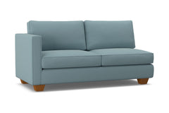 Catalina Left Arm Apartment Size Sofa :: Leg Finish: Pecan / Configuration: LAF - Chaise on the Left