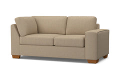 Melrose Right Arm Corner Loveseat :: Leg Finish: Pecan / Configuration: RAF - Chaise on the Right