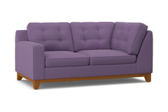 Brentwood Left Arm Corner Loveseat :: Leg Finish: Pecan / Configuration: LAF - Chaise on the Left