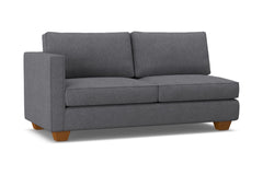 Catalina Left Arm Apartment Size Sofa :: Leg Finish: Pecan / Configuration: LAF - Chaise on the Left