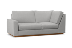Harper Left Arm Corner Apt Size Sofa :: Leg Finish: Pecan / Configuration: LAF - Chaise on the Left