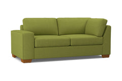 Melrose Left Arm Corner Apt Size Sofa :: Leg Finish: Pecan / Configuration: LAF - Chaise on the Left