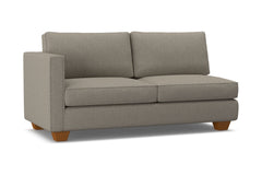 Catalina Left Arm Apartment Size Sofa :: Leg Finish: Pecan / Configuration: LAF - Chaise on the Left