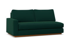Harper Left Arm Apt Size Sofa w/ Benchseat :: Leg Finish: Pecan / Configuration: LAF - Chaise on the Left