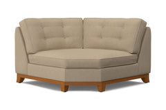 Brentwood Round Corner :: Leg Finish: Pecan