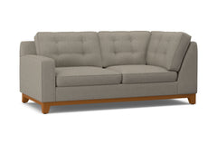 Brentwood Left Arm Corner Apt Size Sofa :: Leg Finish: Pecan / Configuration: LAF - Chaise on the Left