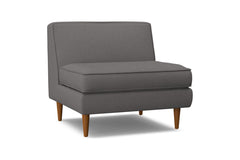 Monroe Armless Chair :: Leg Finish: Pecan