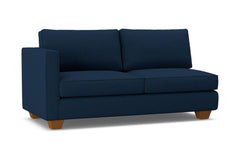 Catalina Left Arm Apartment Size Sofa :: Leg Finish: Pecan / Configuration: LAF - Chaise on the Left