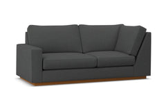 Harper Left Arm Corner Apt Size Sofa :: Leg Finish: Pecan / Configuration: LAF - Chaise on the Left