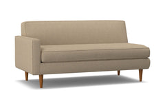 Monroe Left Arm Apartment Size Sofa :: Leg Finish: Pecan / Configuration: LAF - Chaise on the Left