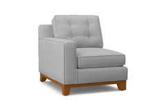 Brentwood Left Arm Chair :: Leg Finish: Pecan / Configuration: LAF - Chaise on the Left
