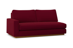 Harper Left Arm Apt Size Sofa w/ Benchseat :: Leg Finish: Pecan / Configuration: LAF - Chaise on the Left
