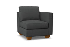 Catalina Right Arm Chair :: Leg Finish: Pecan / Configuration: RAF - Chaise on the Right