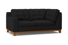 Brentwood Left Arm Corner Loveseat :: Leg Finish: Pecan / Configuration: LAF - Chaise on the Left