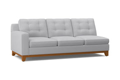 Brentwood Left Arm Sofa :: Leg Finish: Pecan / Configuration: LAF - Chaise on the Left