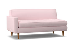 Monroe Left Arm Apartment Size Sofa :: Leg Finish: Pecan / Configuration: LAF - Chaise on the Left