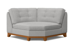 Brentwood Round Corner :: Leg Finish: Pecan