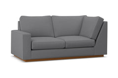 Harper Left Arm Corner Loveseat :: Leg Finish: Pecan / Configuration: LAF - Chaise on the Left