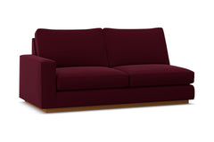 Harper Left Arm Apartment Size Sofa :: Leg Finish: Pecan / Configuration: LAF - Chaise on the Left