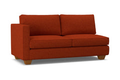 Catalina Left Arm Apartment Size Sofa :: Leg Finish: Pecan / Configuration: LAF - Chaise on the Left