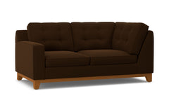 Brentwood Left Arm Corner Loveseat :: Leg Finish: Pecan / Configuration: LAF - Chaise on the Left