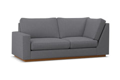 Harper Left Arm Corner Apt Size Sofa :: Leg Finish: Pecan / Configuration: LAF - Chaise on the Left