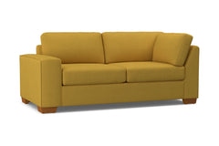 Melrose Left Arm Corner Apt Size Sofa :: Leg Finish: Pecan / Configuration: LAF - Chaise on the Left