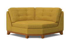 Brentwood Round Corner :: Leg Finish: Pecan