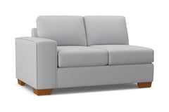 Melrose Left Arm Loveseat :: Leg Finish: Pecan / Configuration: LAF - Chaise on the Left
