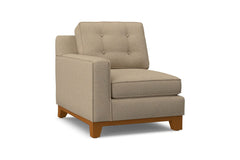 Brentwood Left Arm Chair :: Leg Finish: Pecan / Configuration: LAF - Chaise on the Left